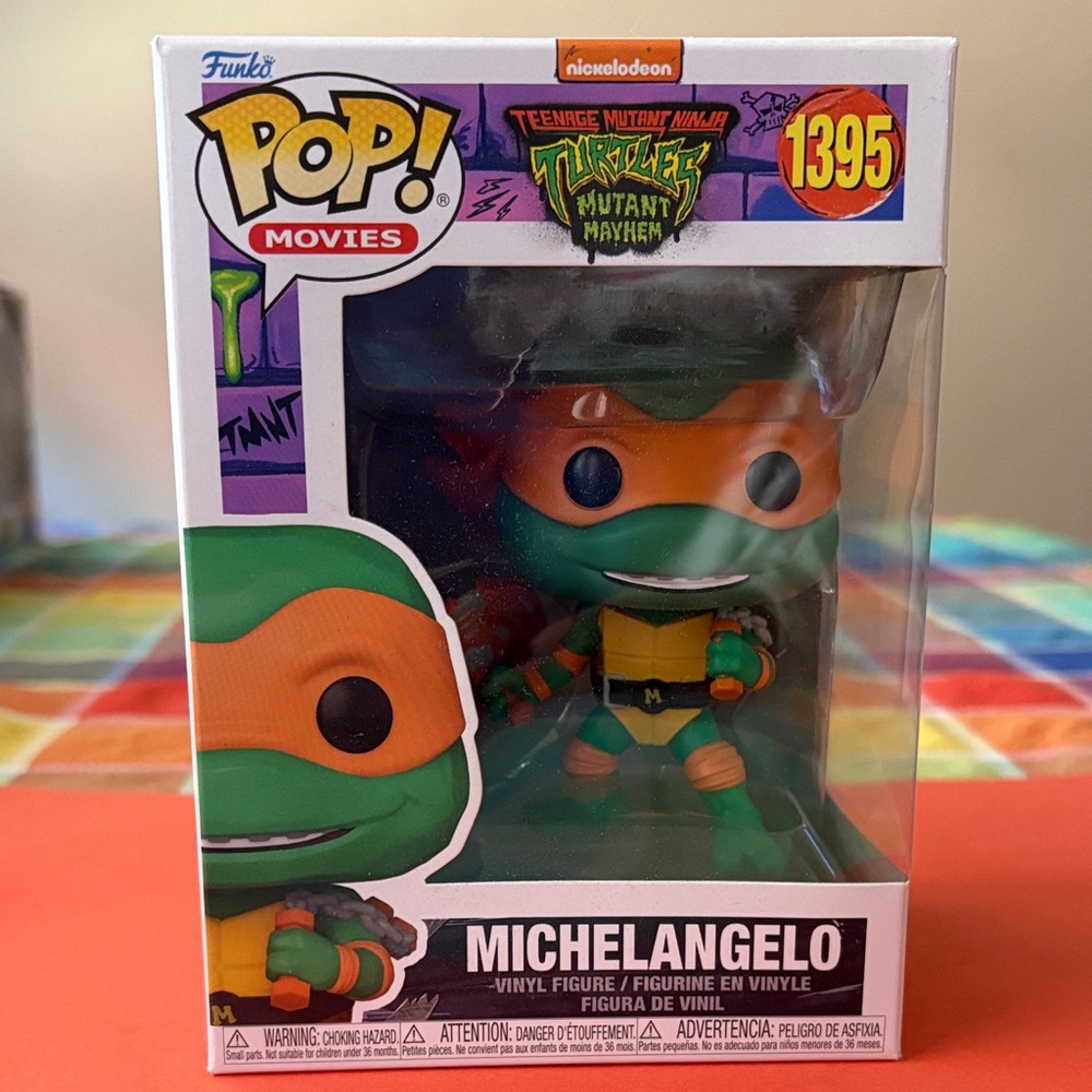 🐢 Funko Pop Teenage Mutant Ninja Turtles Michelangelo Figure 🐢 NWT 🦖